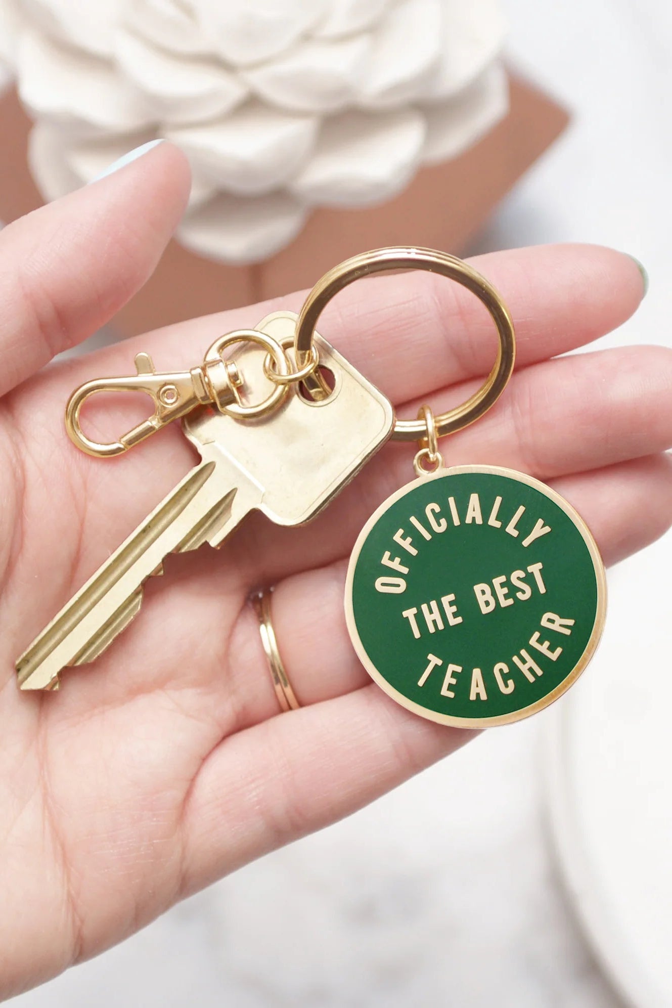 Keyring - 'Officially The Best Teacher'