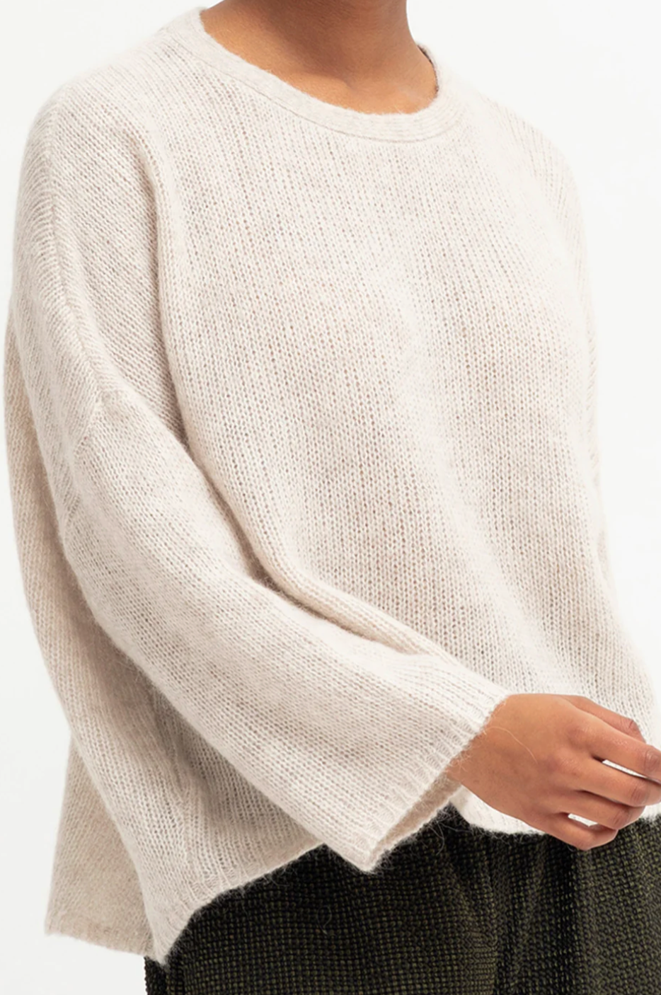 Elk Agna Sweater - Ecru