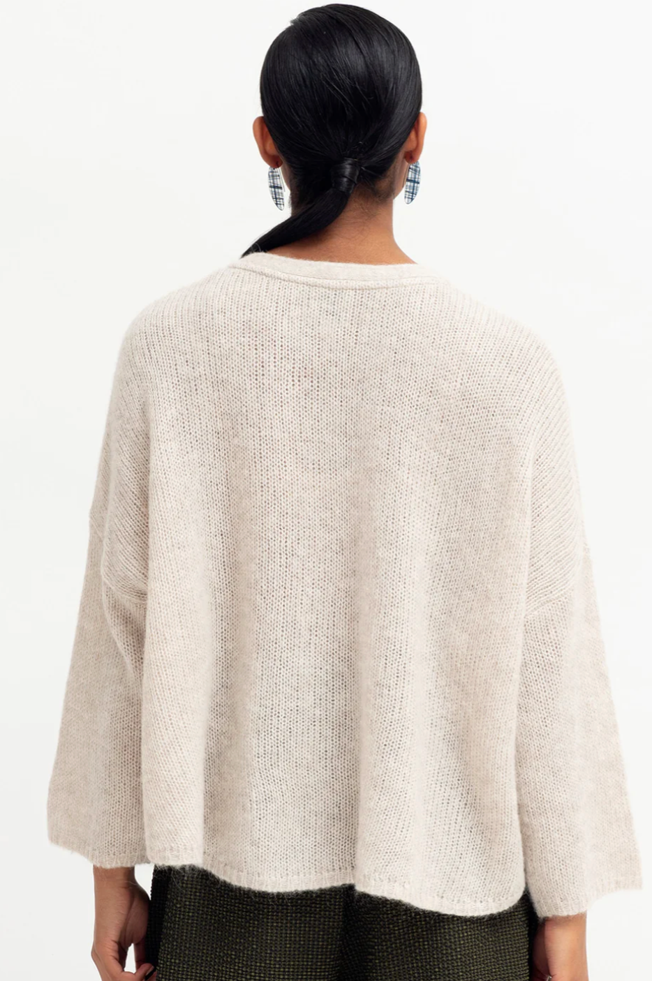 Elk Agna Sweater - Ecru