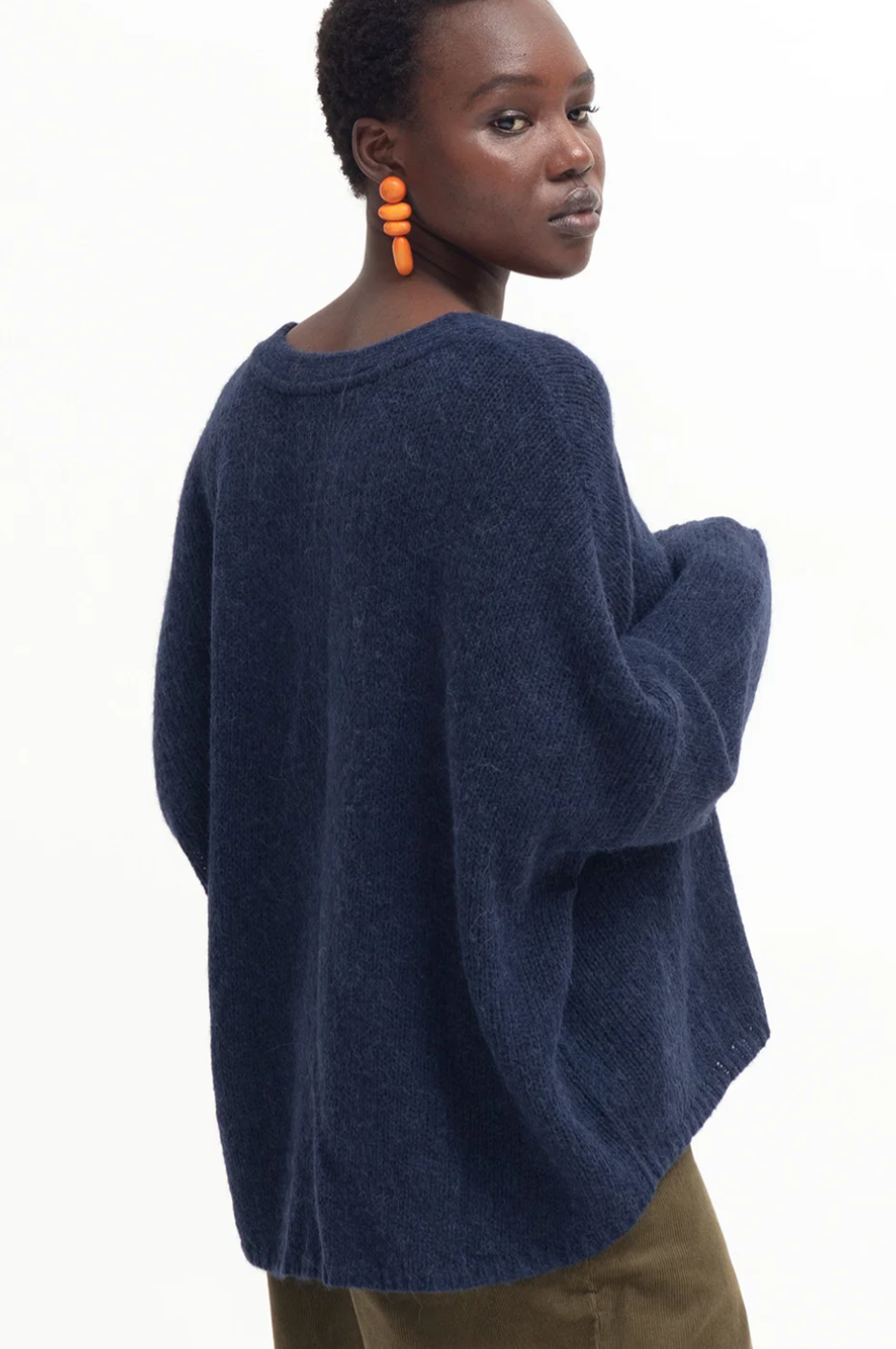 Elk Agna Sweater - Steel Blue