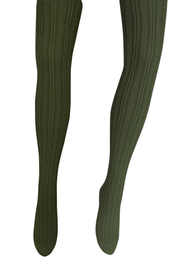 Chic Cotton Tights - Green