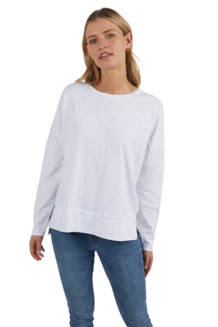 Foxwood Jayne Throw On Top - White