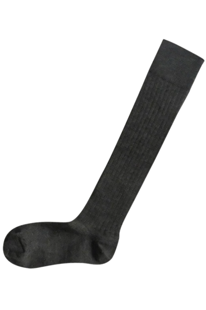 Praha Wool Ribbed Socks