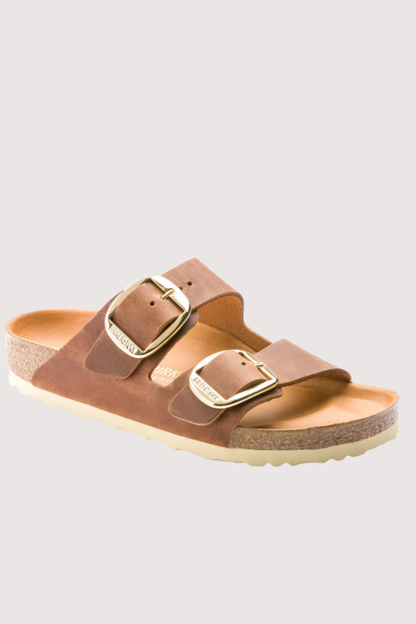 Birkenstock Arizona - Big Buckle Cognac Oiled Leather