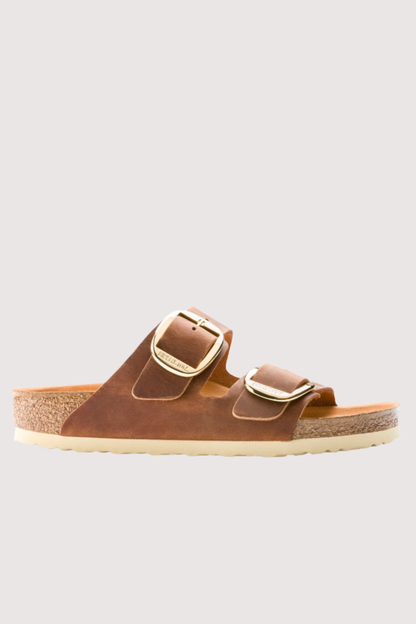 Birkenstock Arizona - Big Buckle Cognac Oiled Leather