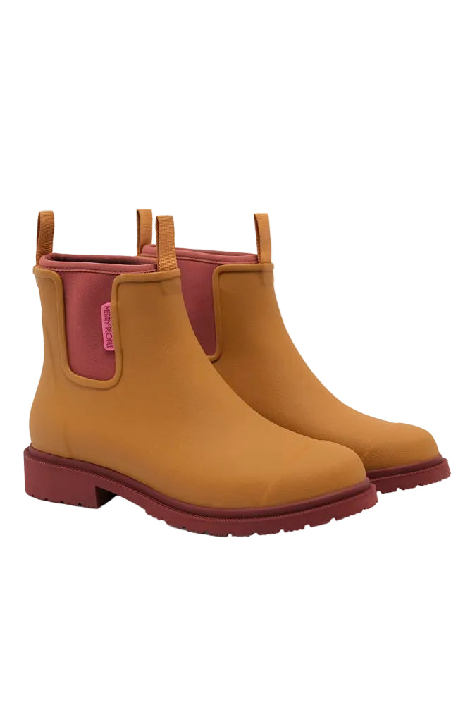 Merry People Bobbi Gumboots/Rainboots -  Ochre