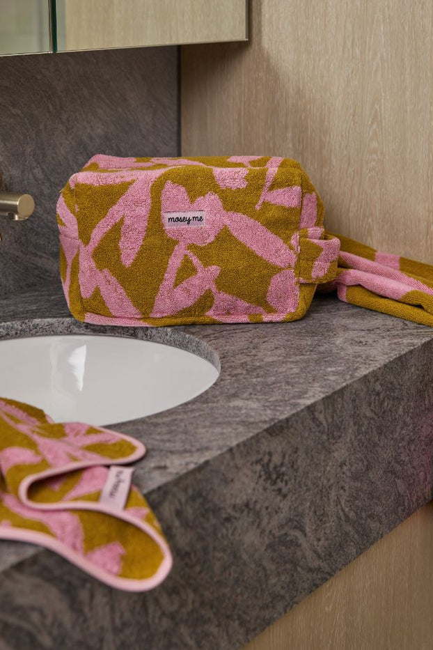 Terry Toiletry Bag - Abstract