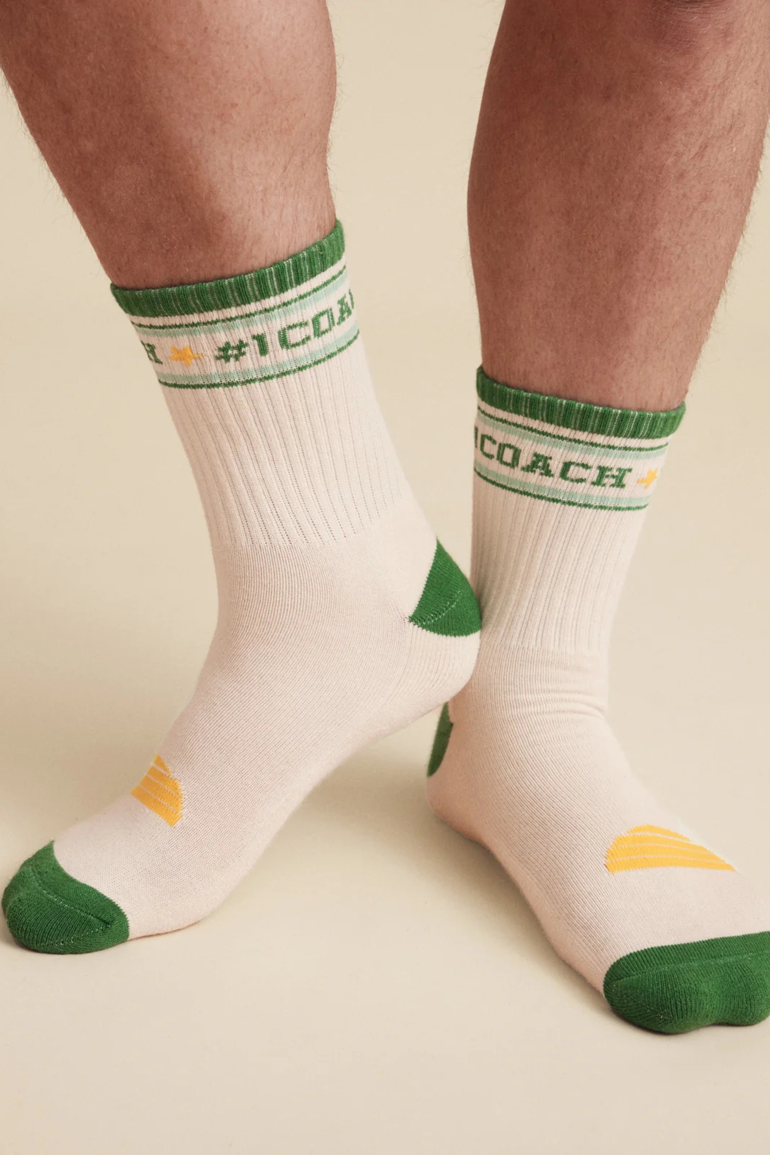 #1 Coach Crew Socks