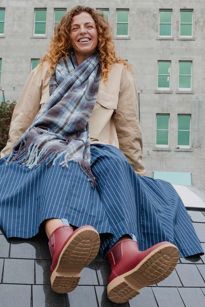 Merry People Bobbi Gumboots/Rainboots - Brick Red