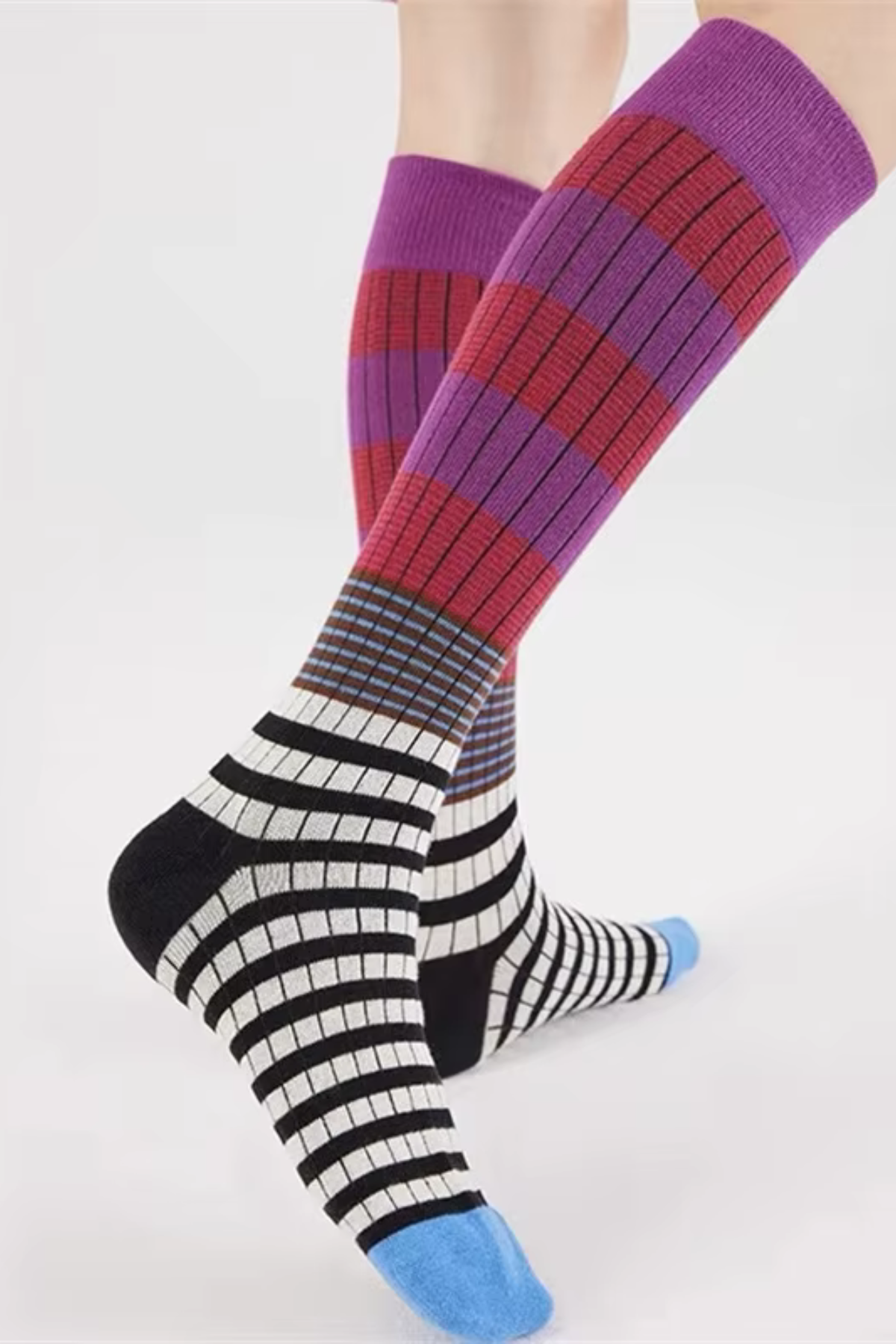 Funky Long Stripe Socks