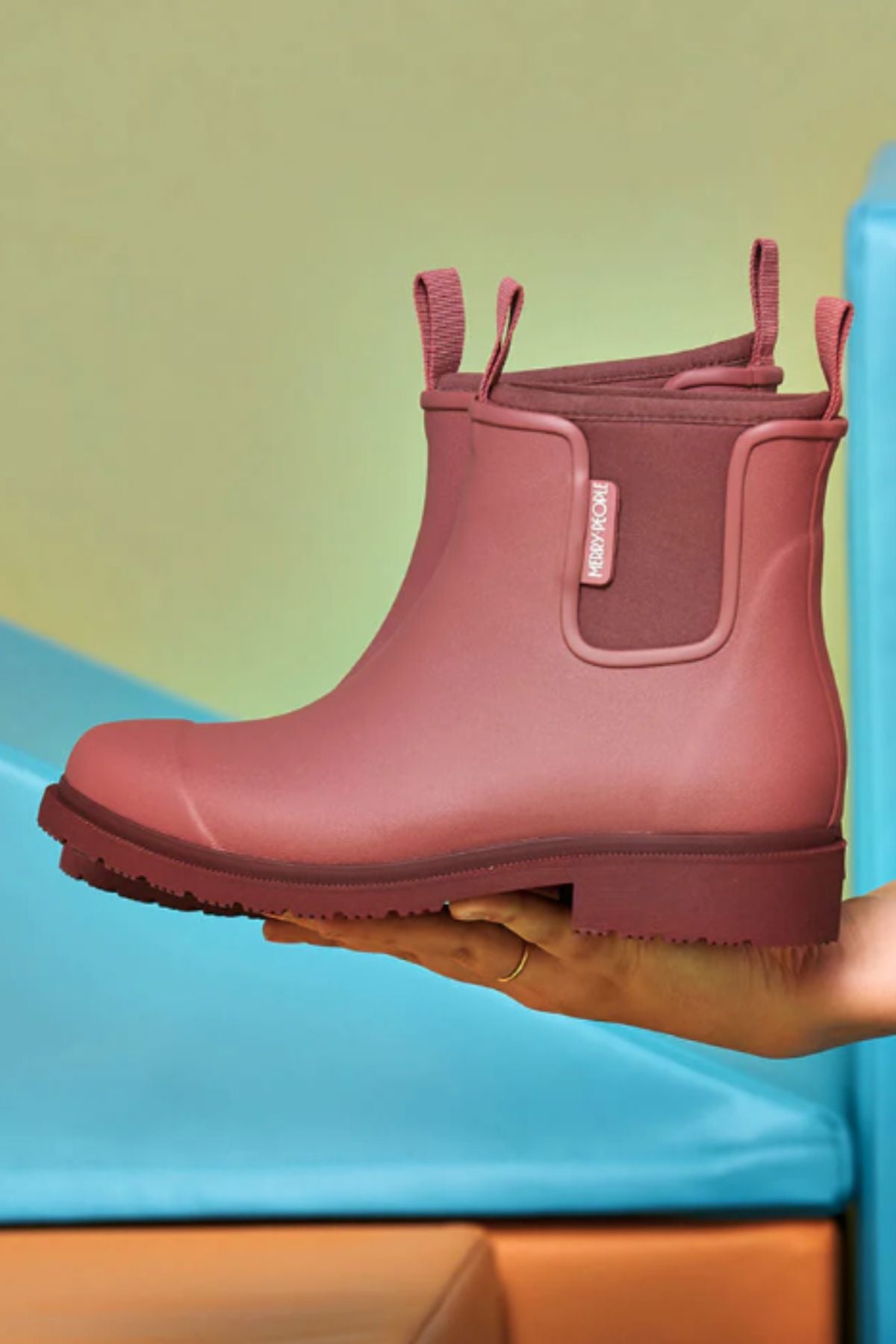 Merry People Bobbi Gumboots/Rainboots - Clay