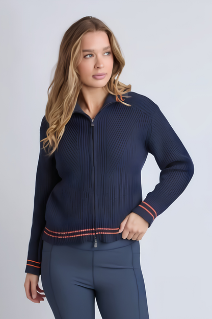 Modern Zip Crew - Navy