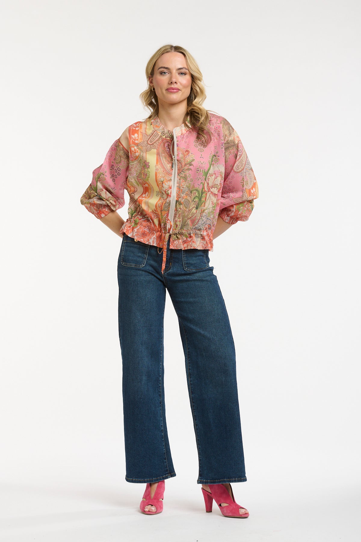 Paisley Bomber - Orange