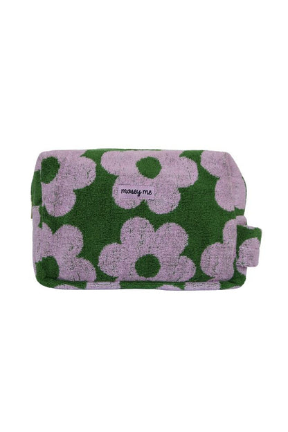 Terry Toiletry Bag - Flowerbed