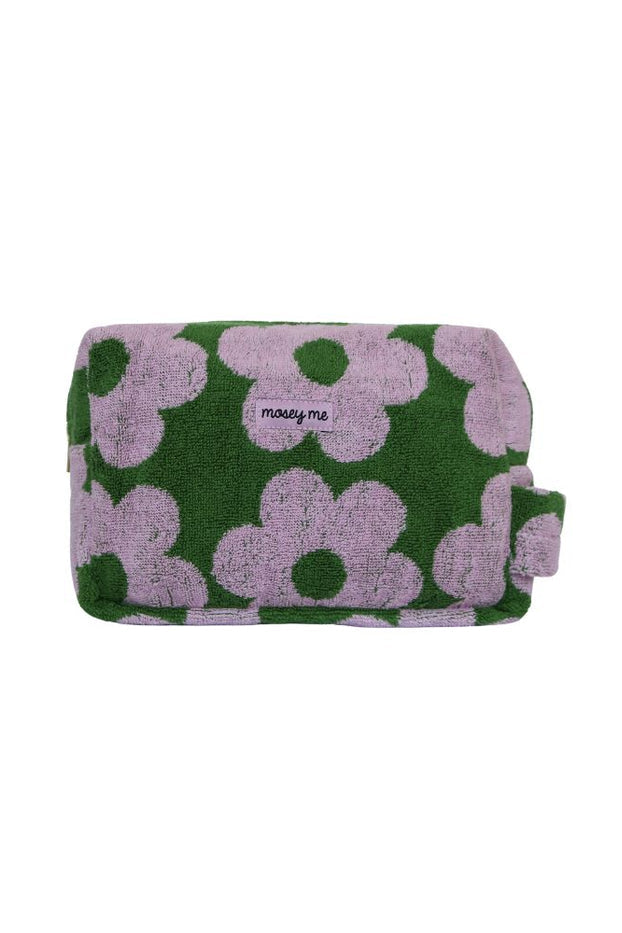 Terry Toiletry Bag - Flowerbed