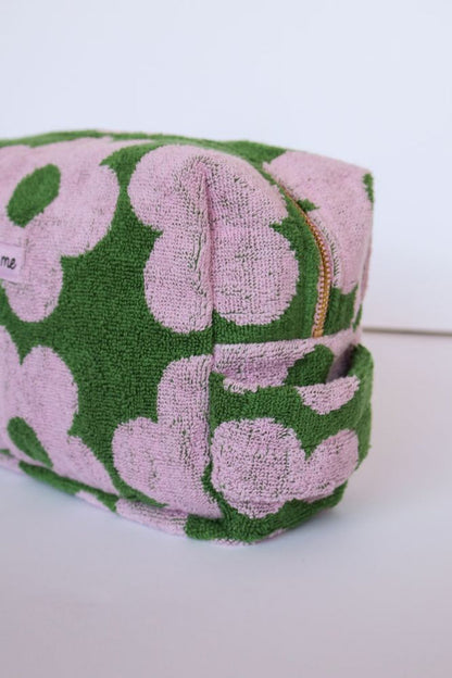 Terry Toiletry Bag - Flowerbed