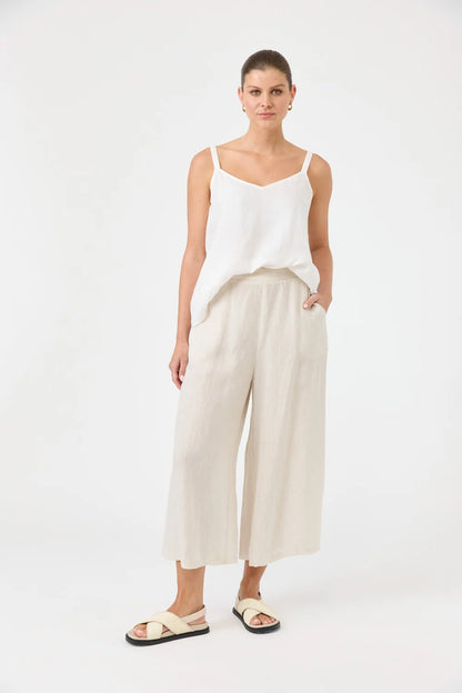 Studio Crop Pant - Tusk