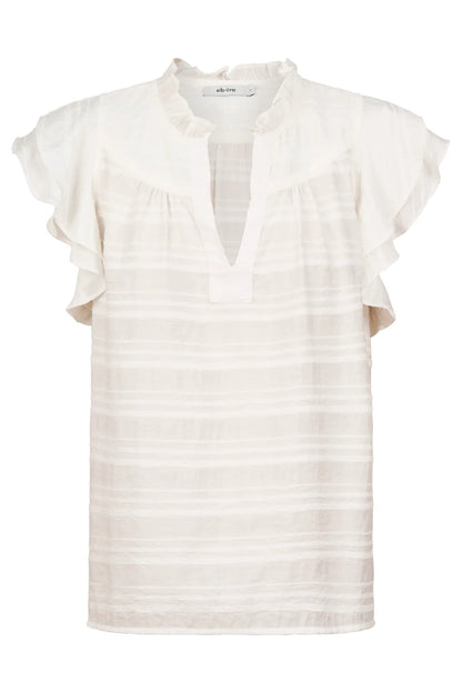 Sovana Frill Tank - White