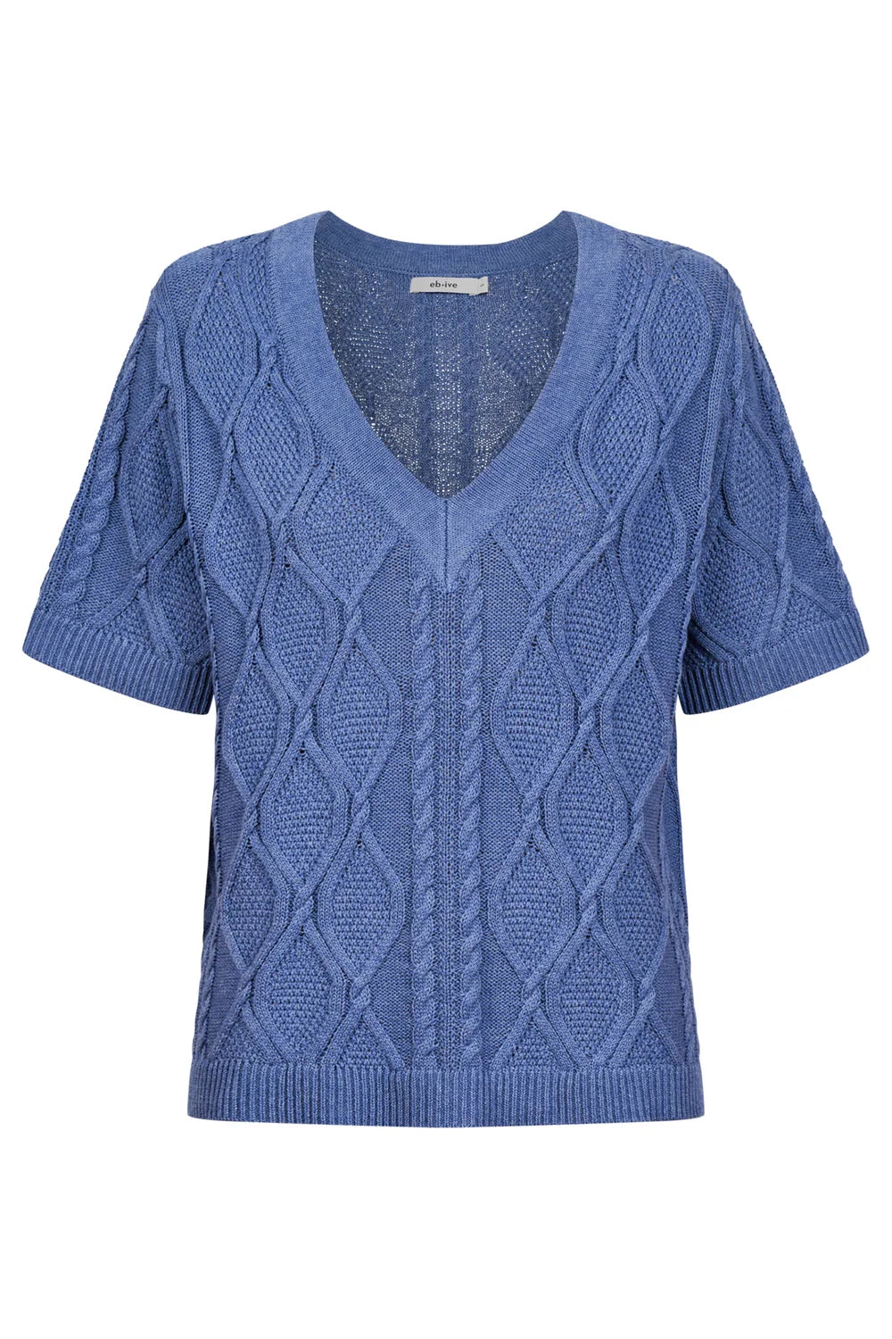 Casa Cable V Knit - Marine