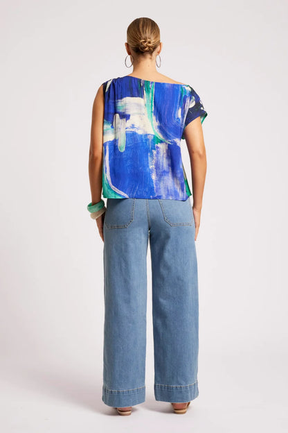 Palmera Top - Seafoam