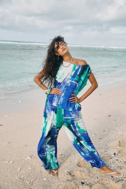 Palmera Top - Seafoam