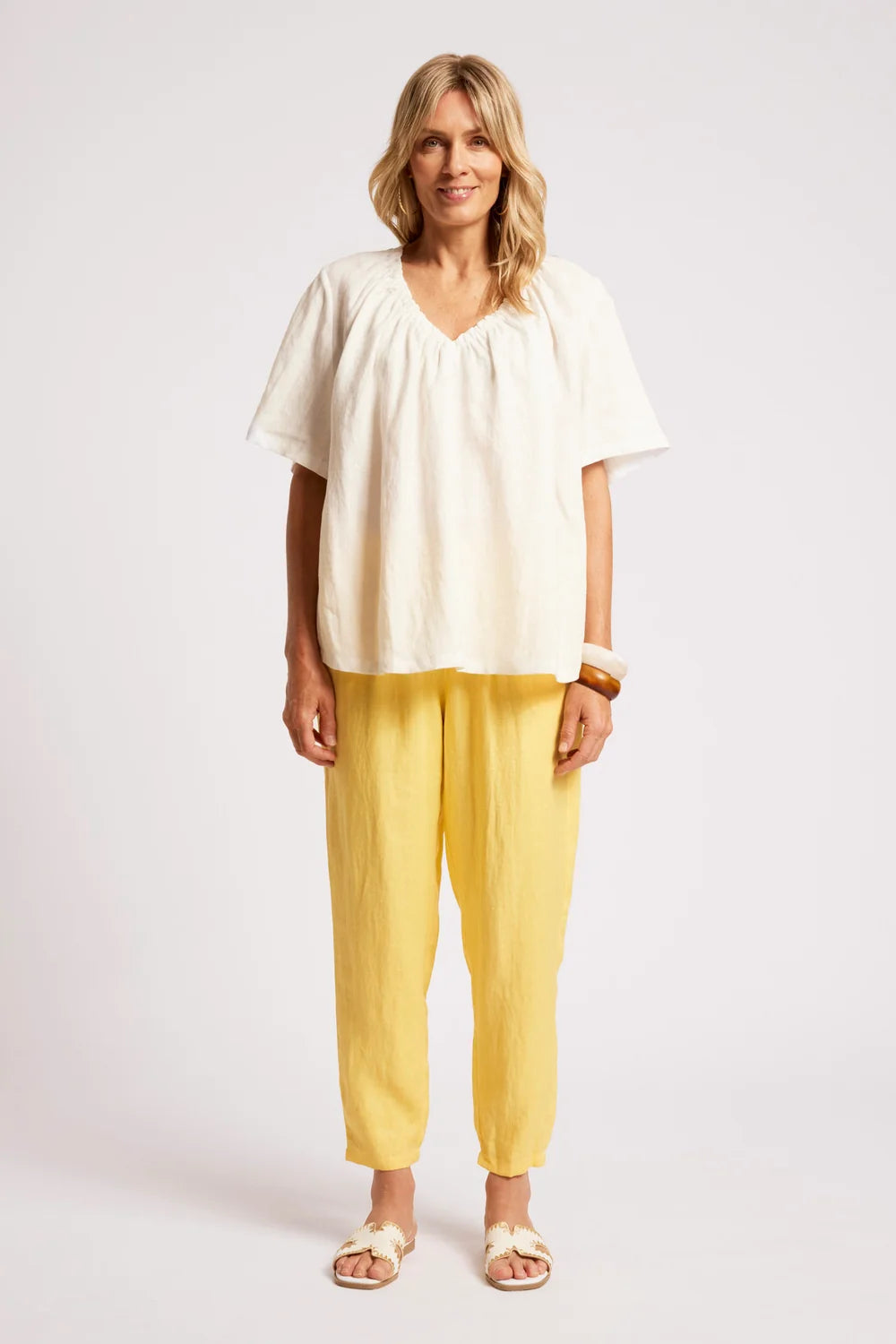 Cove Relaxed Top - White