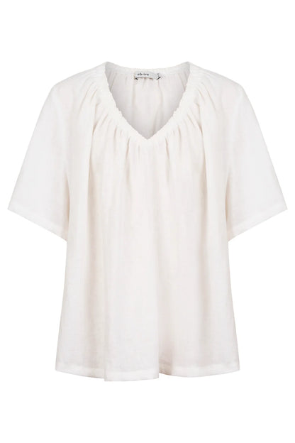 Cove Relaxed Top - White