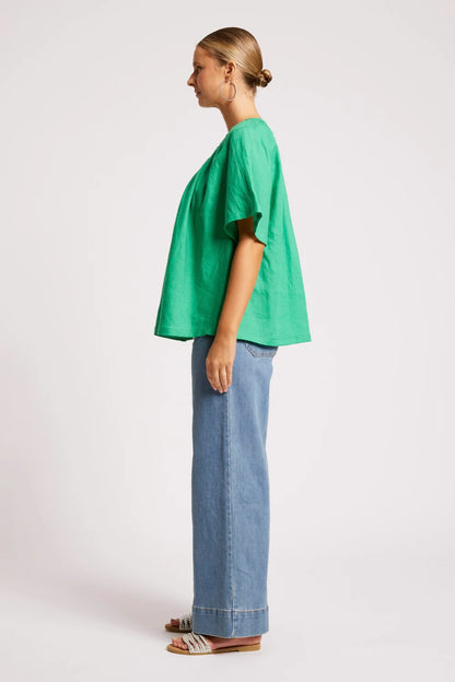 Cove Relaxed Top - Jade