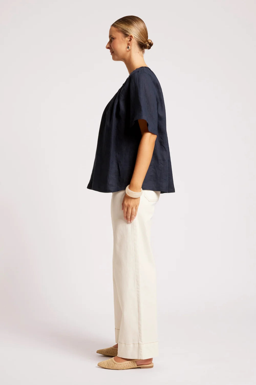 Cove Relaxed Top - Indigo