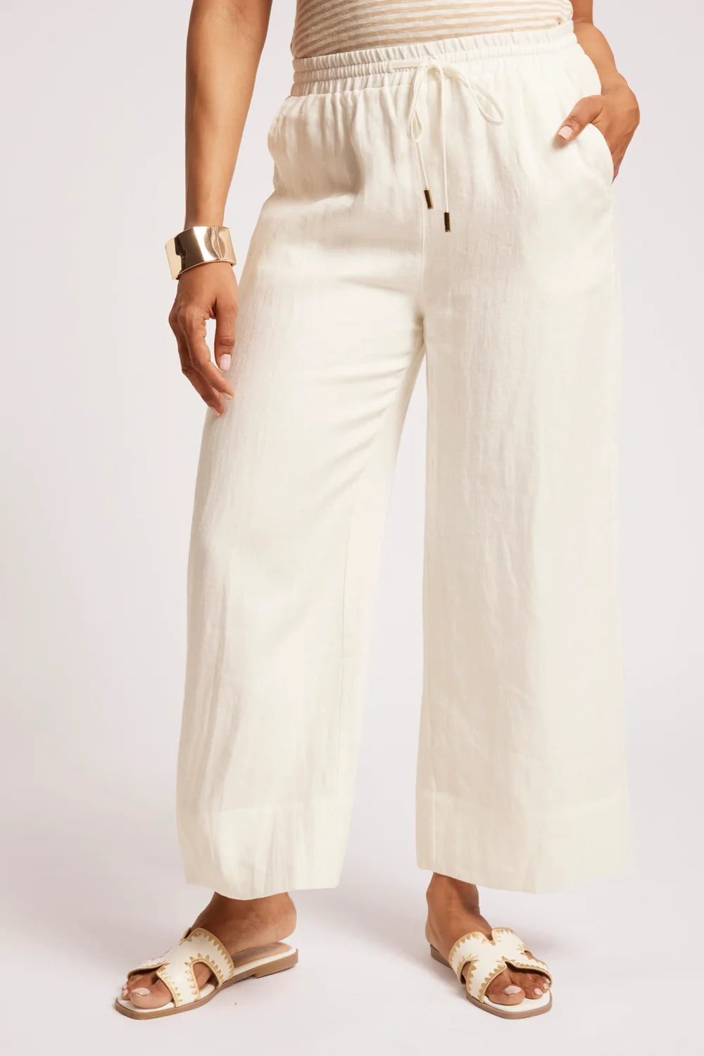 Cove Relaxed Pant - White