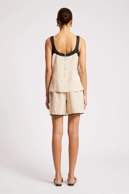 Maris Splice Tank - Tusk / Black