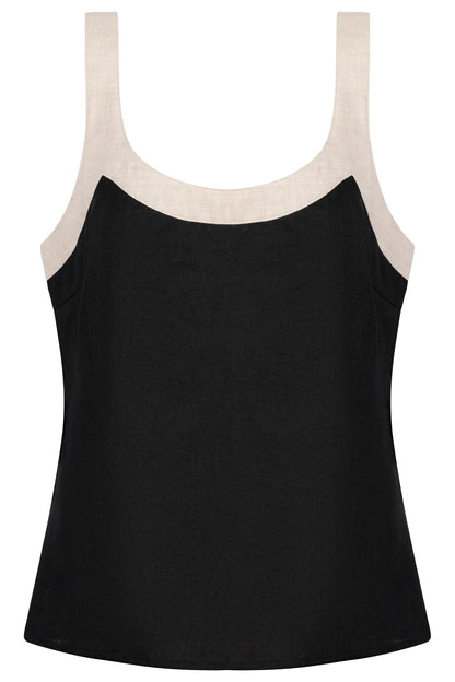 Maris Splice Tank - Black / Tusk