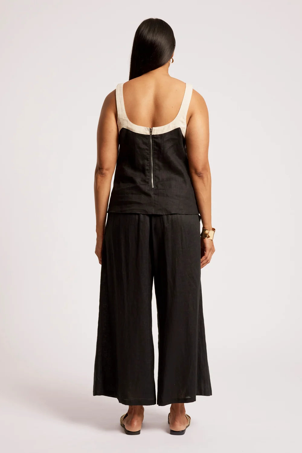 Maris Splice Tank - Black / Tusk