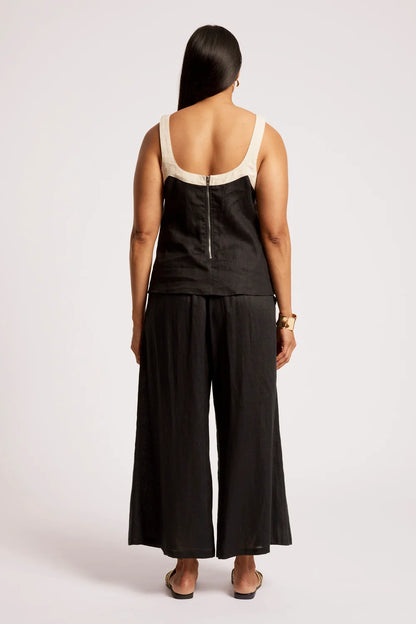 Maris Splice Tank - Black / Tusk
