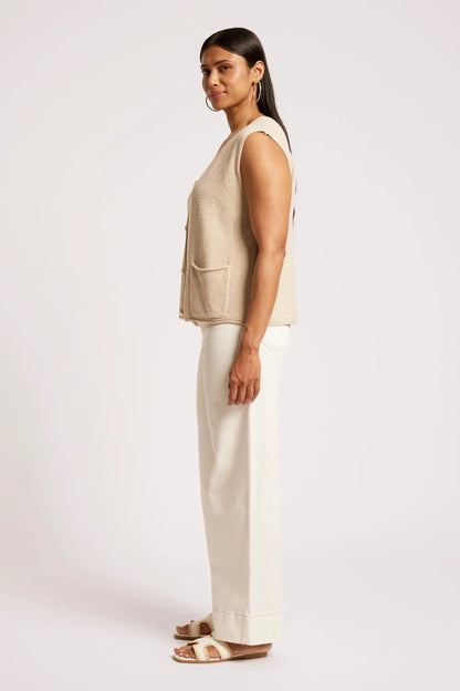 Maris Knit Vest - Tusk