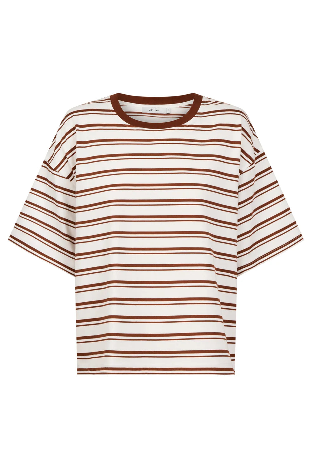 Paloma Striped Tshirt - Dune / White