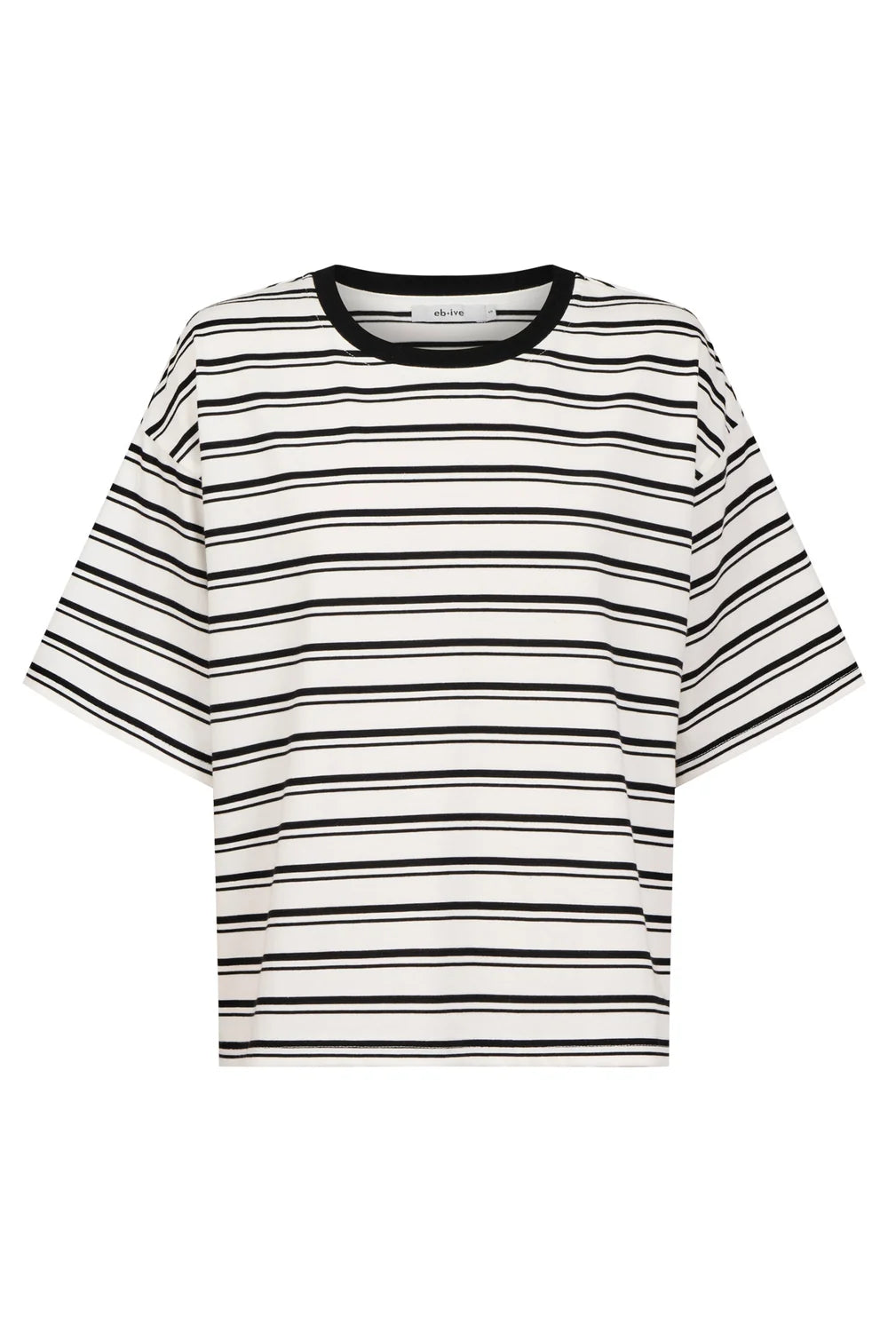 Paloma Striped Tshirt - Black / White