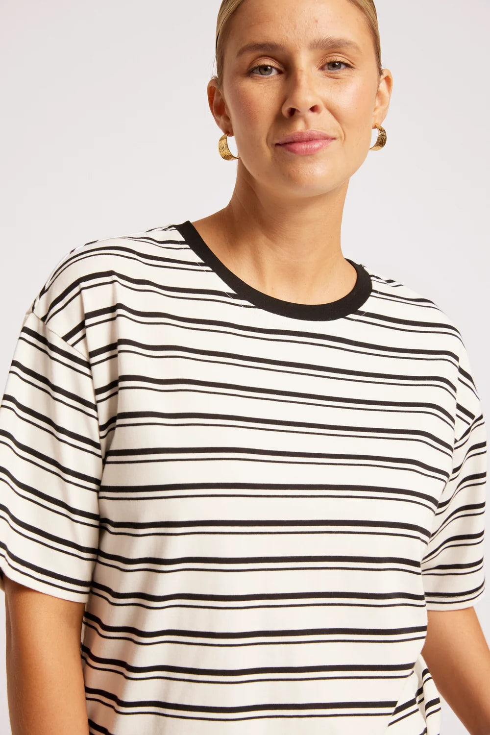 Paloma Striped Tshirt - Black / White