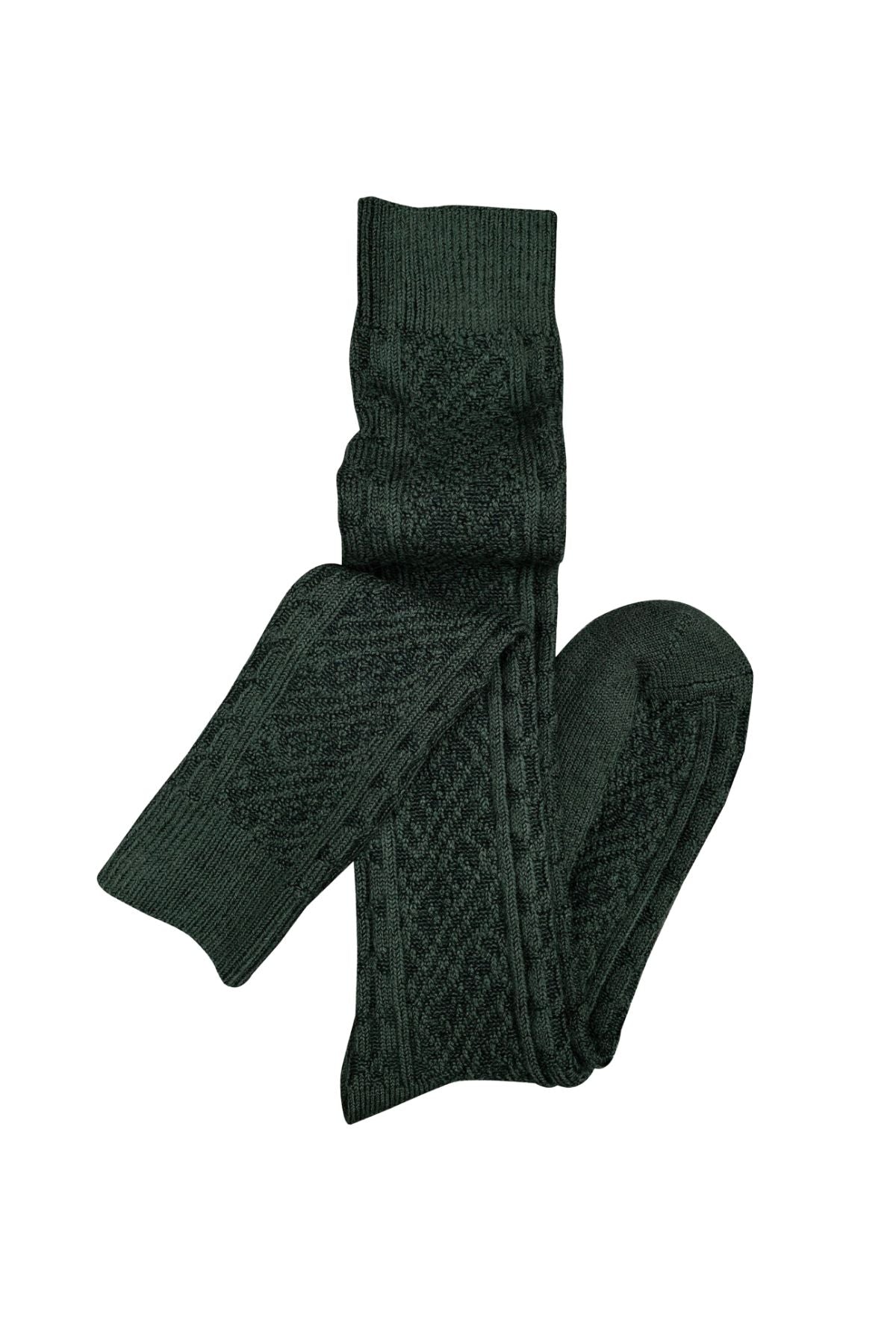 Vintage Merino Socks - Green