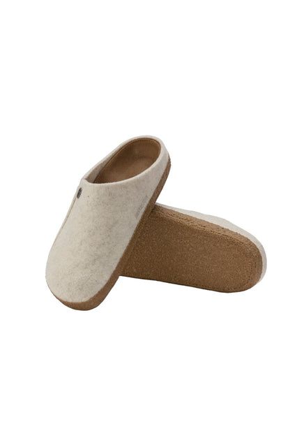 Birkenstock Zermatt Wool Felt Slipper - Ecru