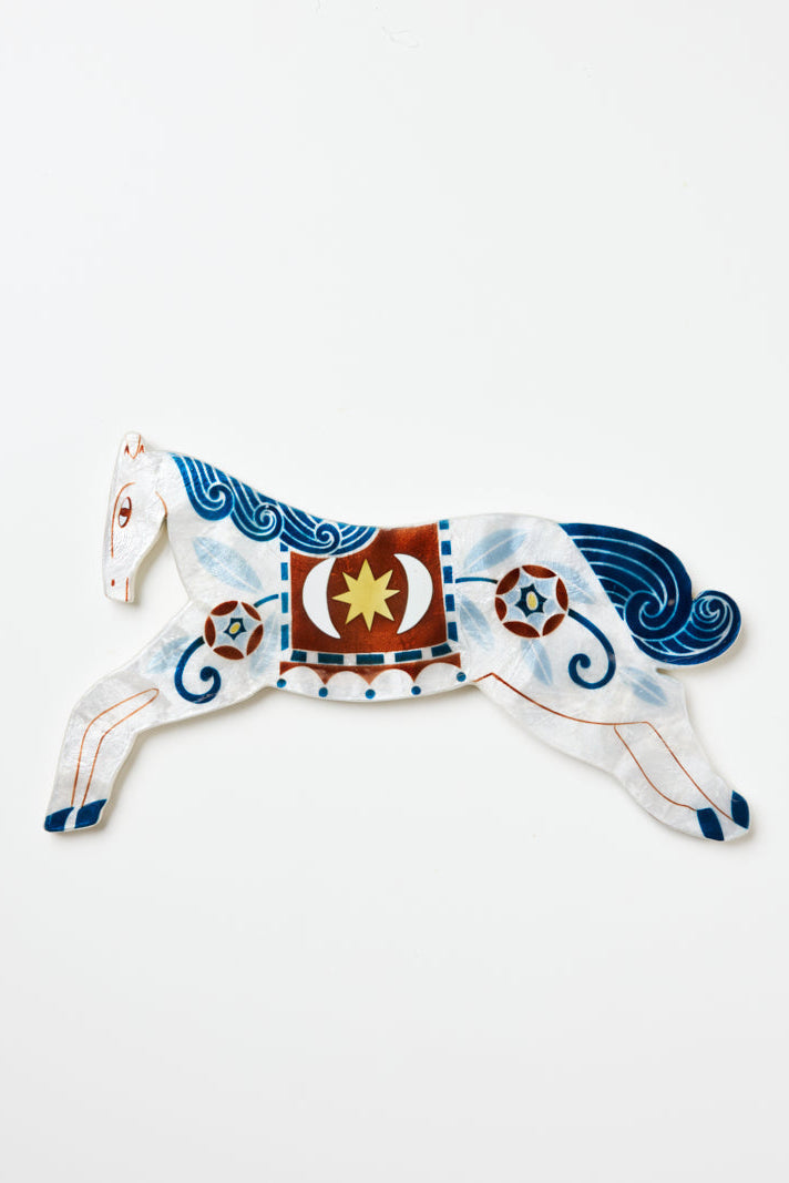 Paloma Wall Art - White Horse