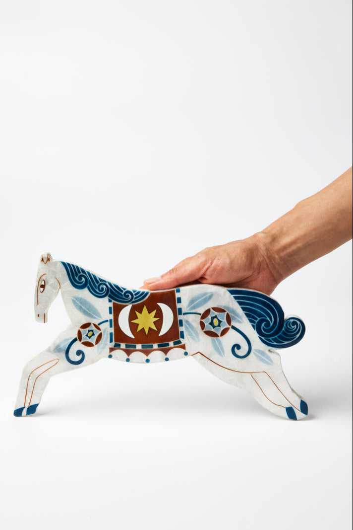 Paloma Wall Art - White Horse