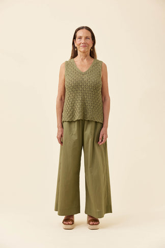 Mia Knit Top - Sage
