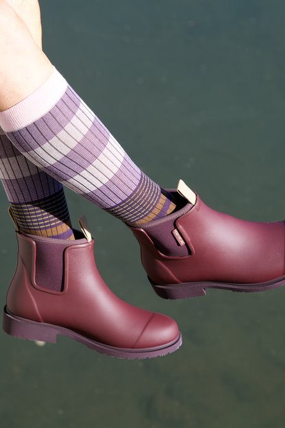 Merry People Bobbi Gumboots/Rainboots - Dark Cherry