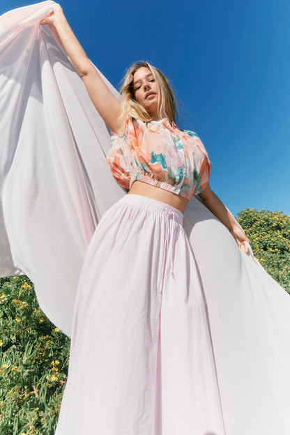 Rosa Reversible Crop Top - Floral