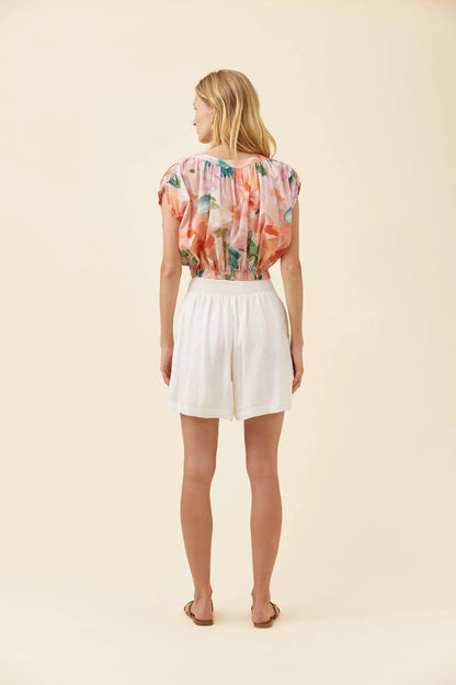 Rosa Reversible Crop Top - Floral