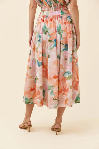Rosa Maxi Skirt - Floral