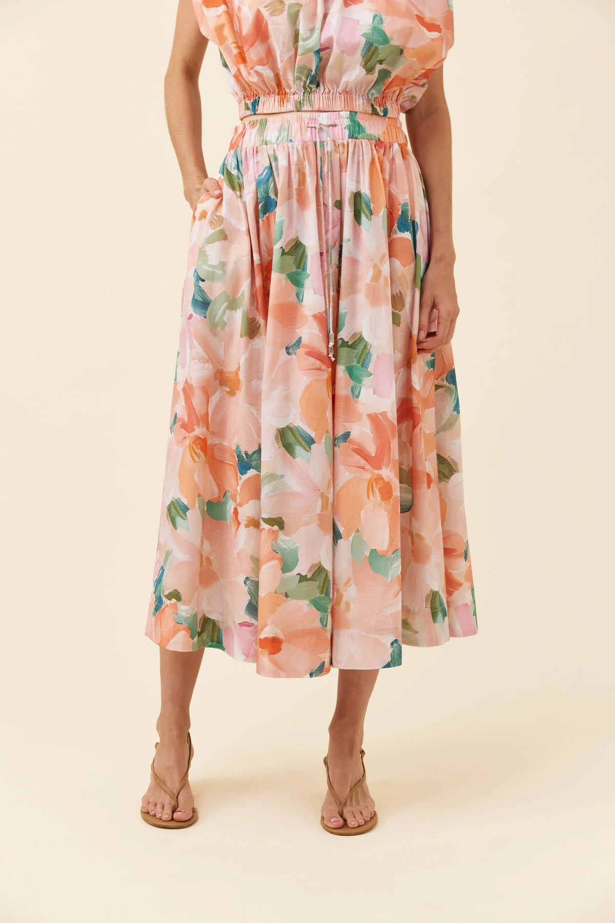 Rosa Maxi Skirt - Floral