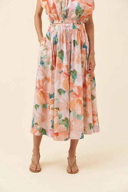 Rosa Maxi Skirt - Floral