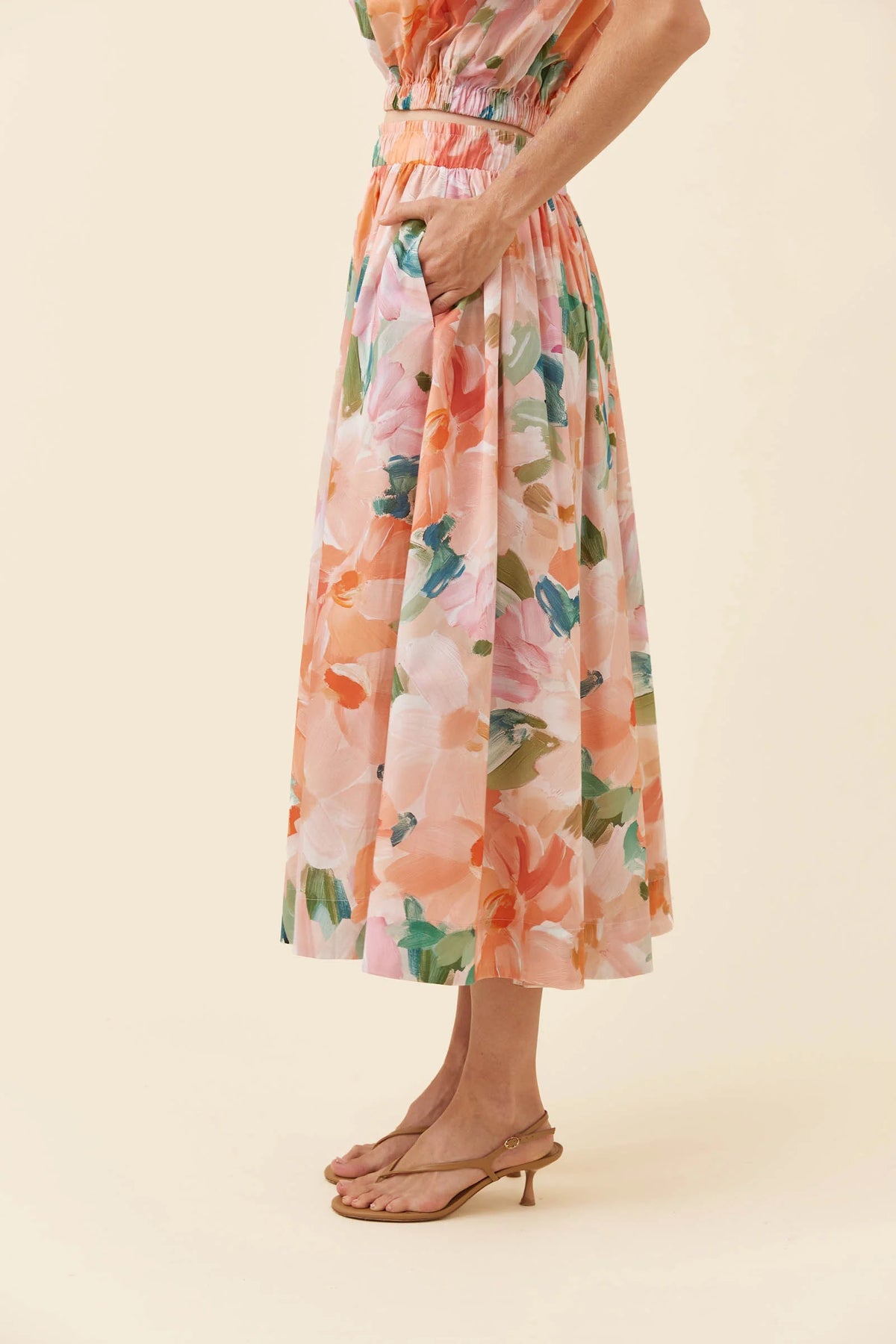 Rosa Maxi Skirt - Floral